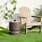 Glitzhome® 17" Multifunctional Faux Terrazzo Stool